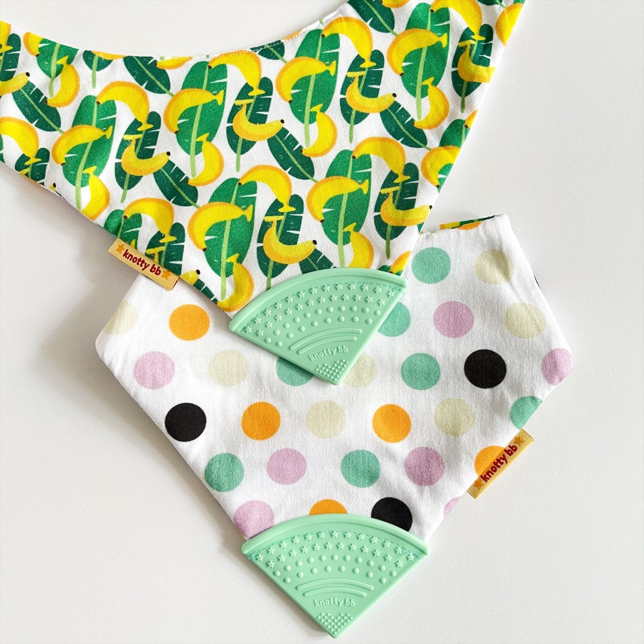 Bib- Holly with Teether (Mint)